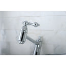 Kingston Brass Restoration Wall Mount Pot Filler Faucet, Polished Chrome (KS3101AL)