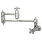 Kingston Brass Restoration Wall Mount Pot Filler Faucet, Polished Chrome (KS3101AX)