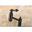 Kingston Brass Restoration Wall Mount Pot Filler Faucet, Oil Rubbed Bronze (KS3105AL)