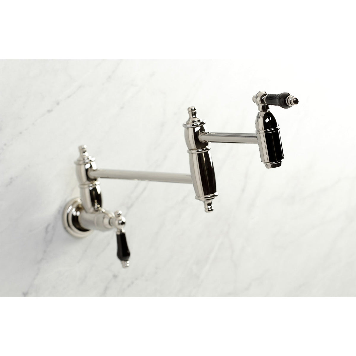 Duchess Wall Mount Pot Filler Faucet in Polished Nickel