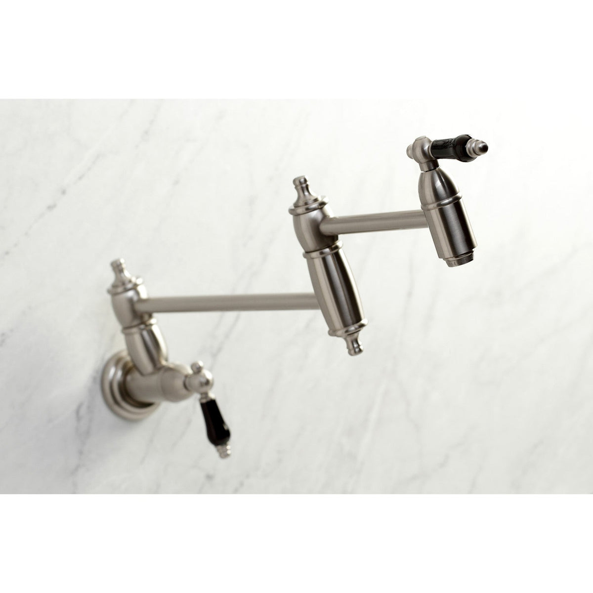 Duchess Wall Mount Pot Filler Faucet in Brushed Nickel