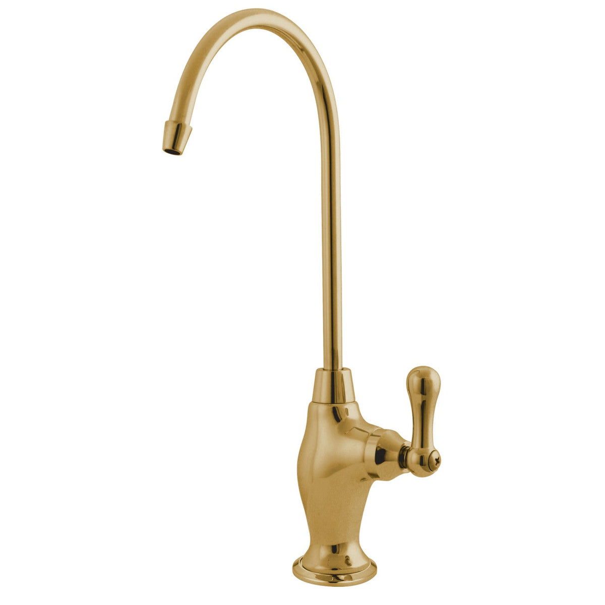 Restoration Single-Handle Water Filtration Faucet in Polished Brass