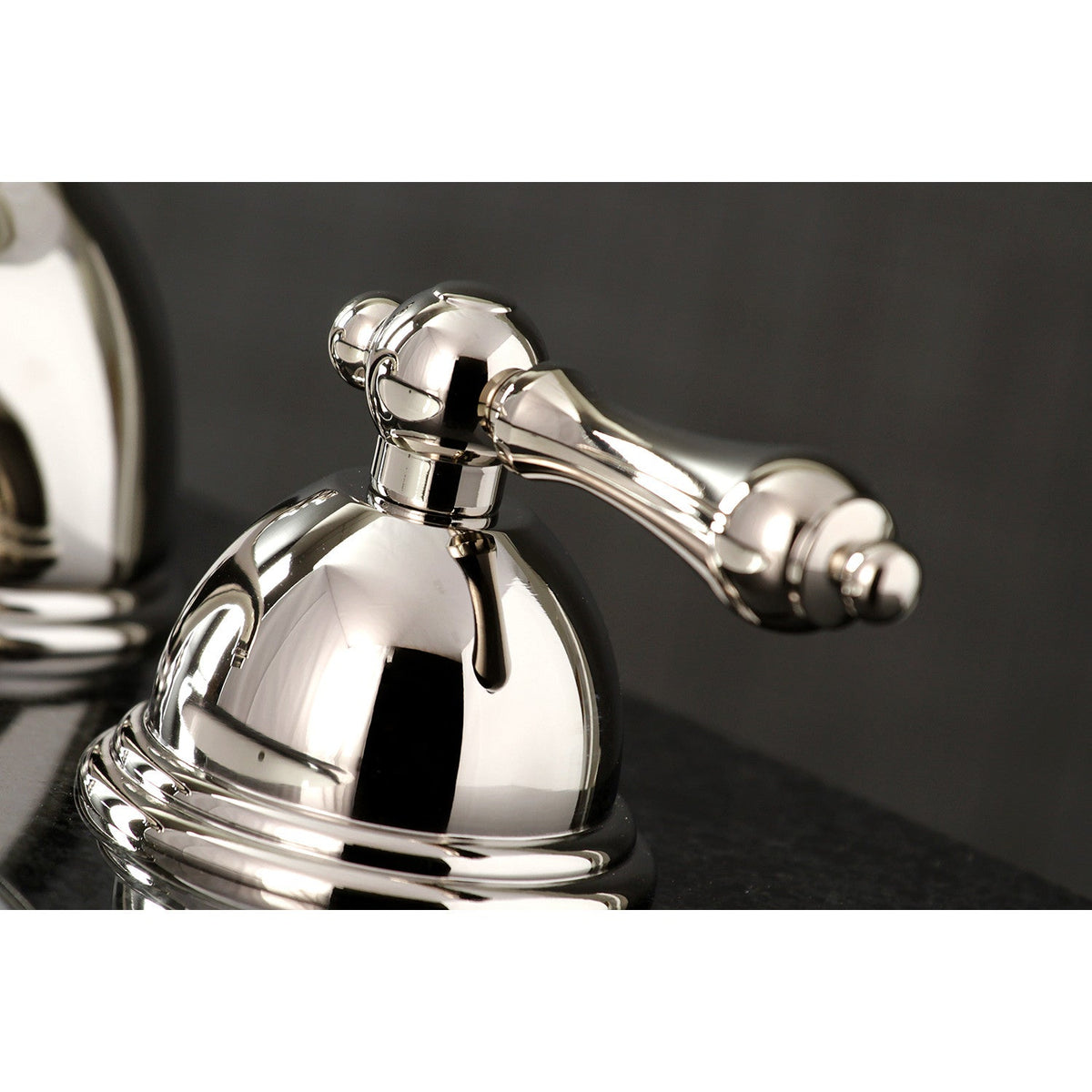 Restoration Widespread Bathroom Faucet with Brass Pop-Up in Polished Nickel