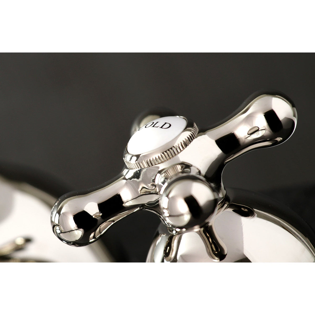 Restoration Widespread Bathroom Faucet with Brass Pop-Up in Polished Nickel
