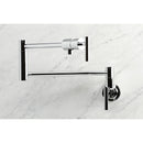 Kingston Brass Manhattan Wall Mount Pot Filler Faucet, Polished Chrome (KS4101CML)