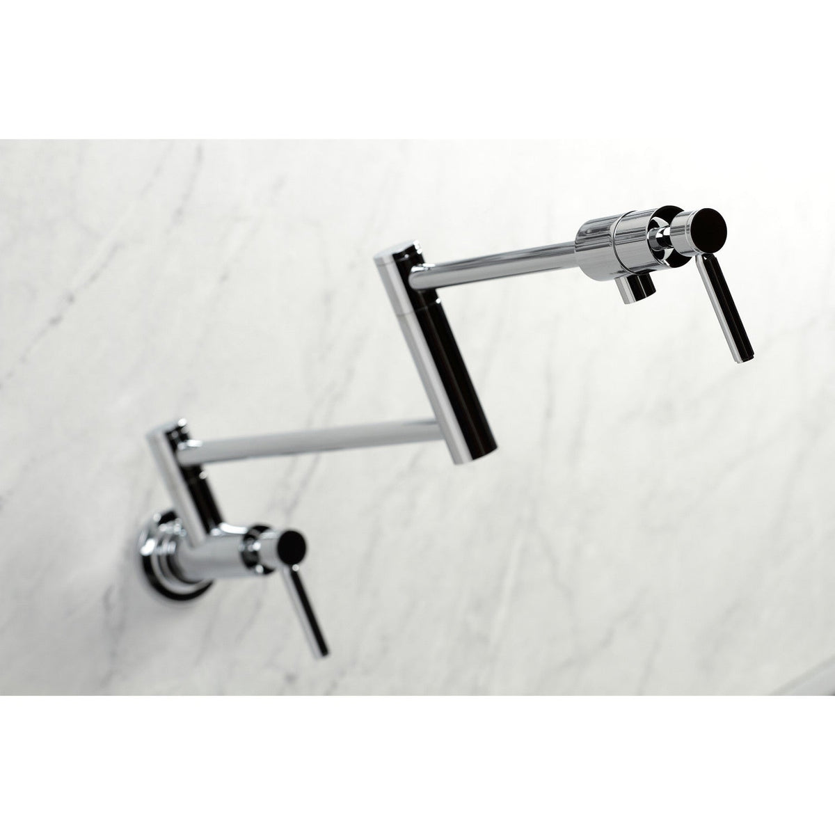 Concord Wall Mount Pot Filler Faucet in Polished Chrome