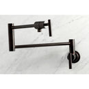 Kingston Brass Manhattan Wall Mount Pot Filler Faucet, Oil Rubbed Bronze (KS4105CML)