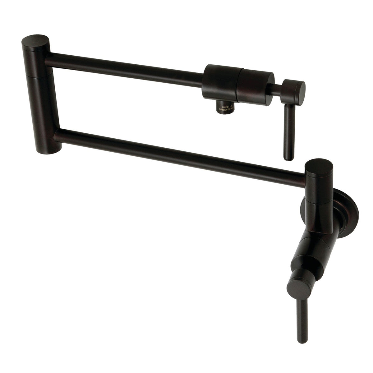 Concord Wall Mount Pot Filler Faucet in Oil Rubbed Bronze