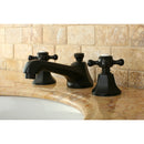 Kingston Brass Metropolitan Widespread Bathroom Faucet with Brass Pop-Up, Oil Rubbed Bronze (KS4465BX)