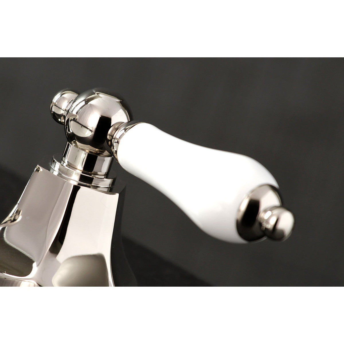 Metropolitan Widespread Bathroom Faucet with Brass Pop-Up in Polished Nickel