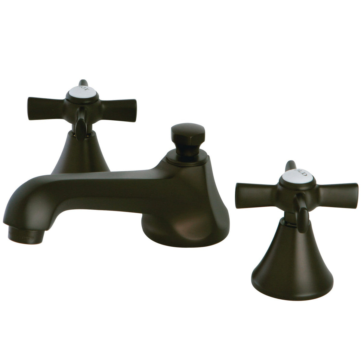 Millennium Widespread Bathroom Faucet with Brass Pop-Up in Oil Rubbed Bronze
