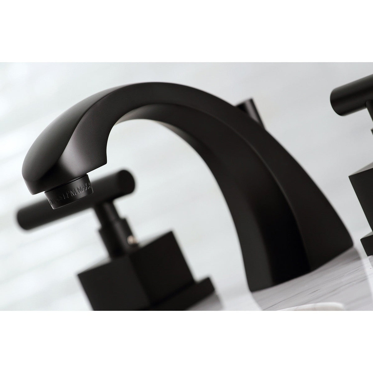 Claremont Widespread Bathroom Faucet with Brass Pop-Up in Matte Black