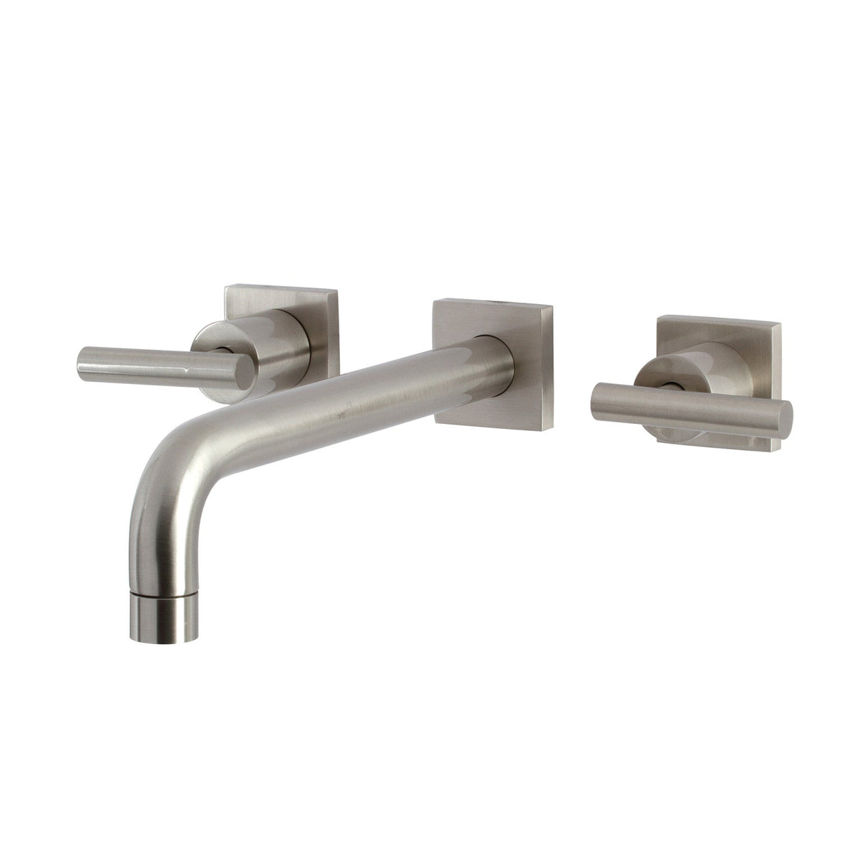 Manhattan Two-Handle Wall Mount Roman Tub Faucet in Brushed Nickel
