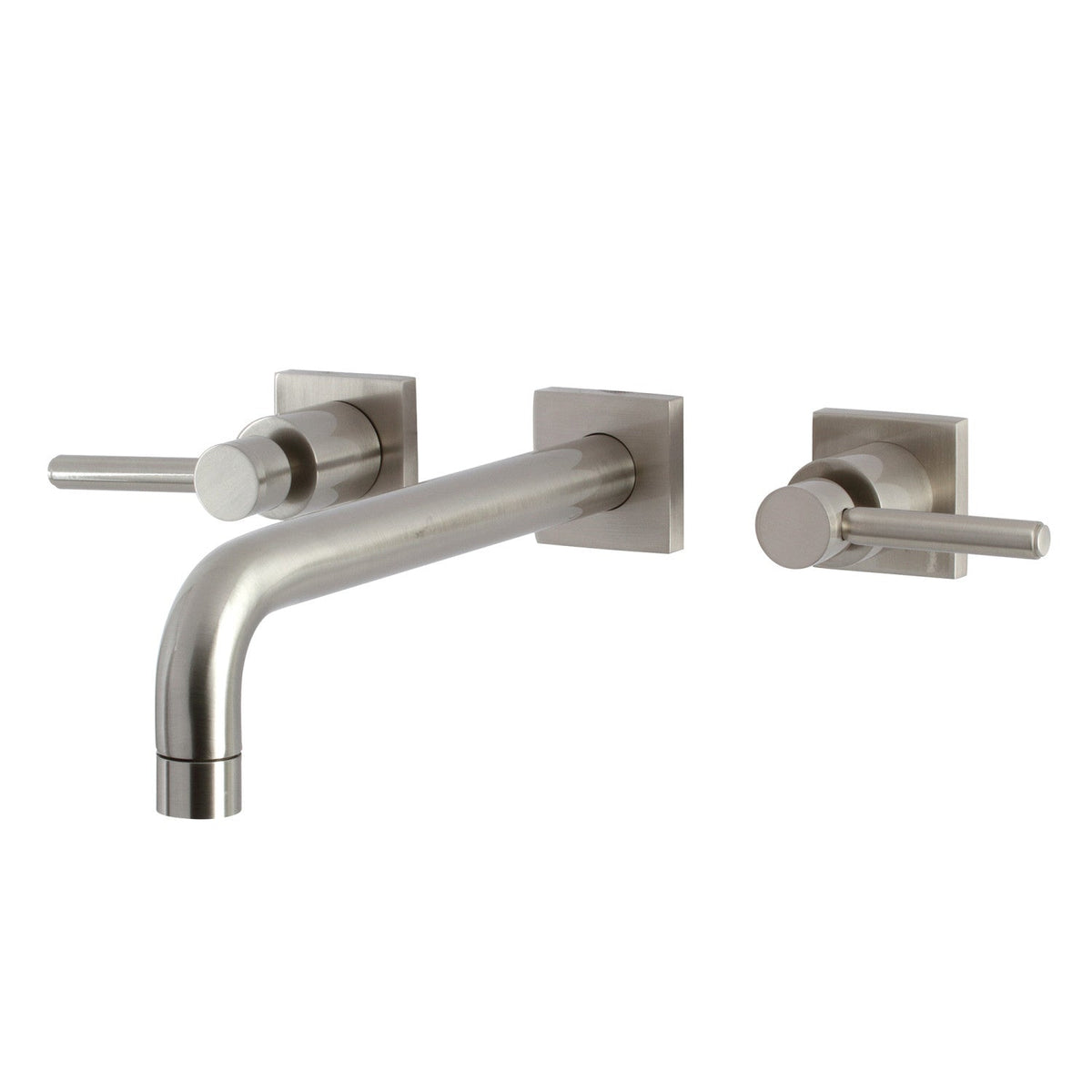 Concord Two-Handle Wall Mount Roman Tub Faucet in Brushed Nickel