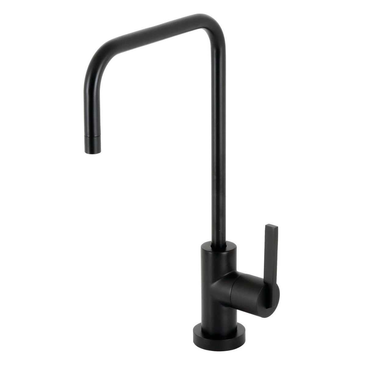 Continental Single-Handle Water Filtration Faucet in Matte Black