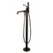 Kingston Brass English Country Freestanding Tub Faucet with Hand Shower, Oil Rubbed Bronze (KS7035ABL)