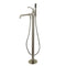 Kingston Brass English Country Freestanding Tub Faucet with Hand Shower, Brushed Nickel (KS7038ABL)