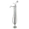 Kingston Brass English Country Freestanding Tub Faucet with Hand Shower, Polished Chrome (KS7131ABL)