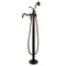 Kingston Brass English Country Freestanding Tub Faucet with Hand Shower, Oil Rubbed Bronze (KS7135ABL)
