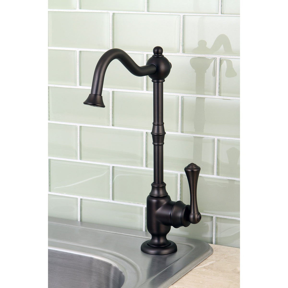 Vintage Single-Handle Water Filtration Faucet in Oil Rubbed Bronze