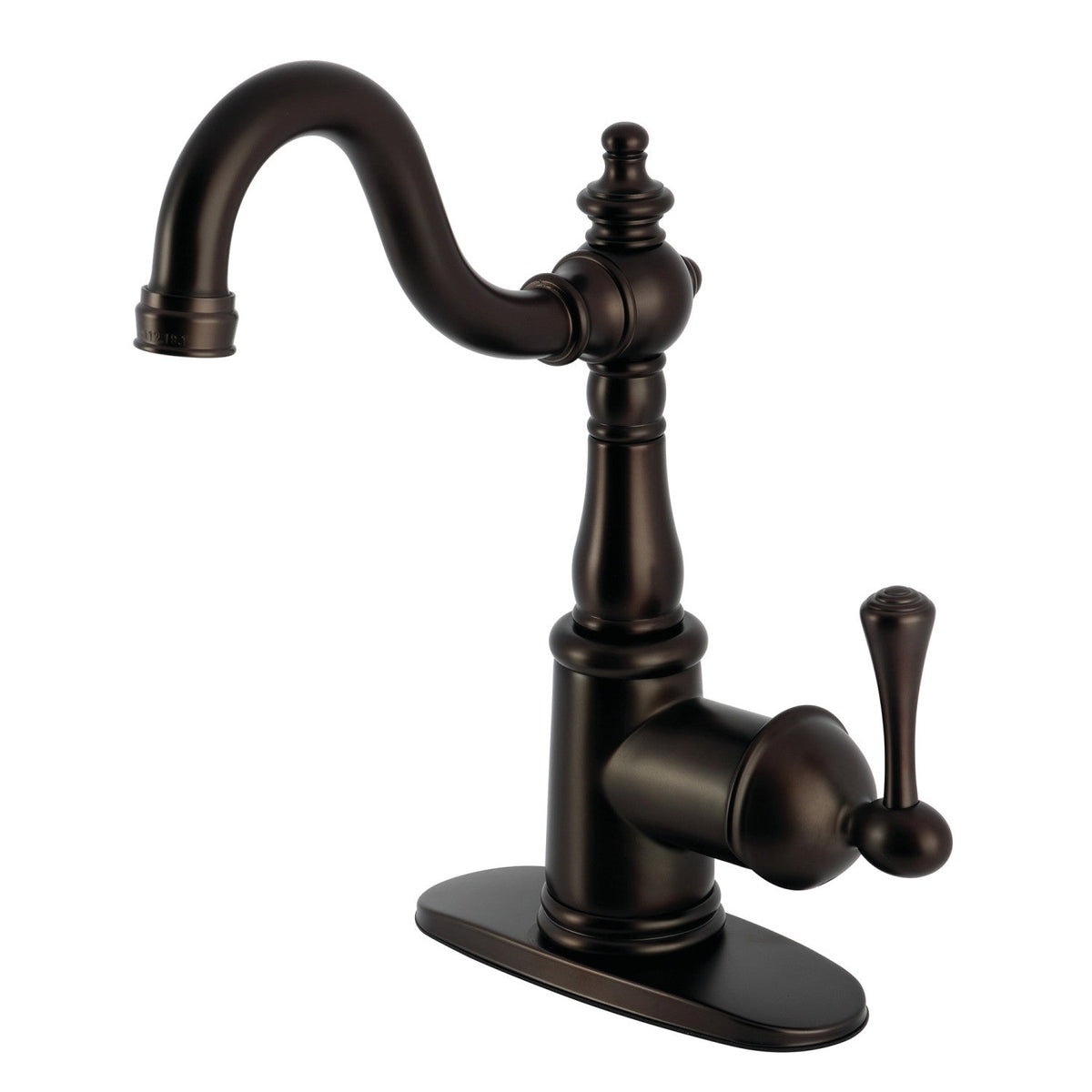 English Vintage Single-Handle Bar Faucet in Oil Rubbed Bronze