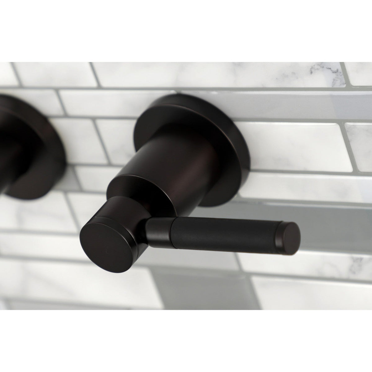 Kaiser Two-Handle Wall Mount Roman Tub Faucet in Oil Rubbed Bronze