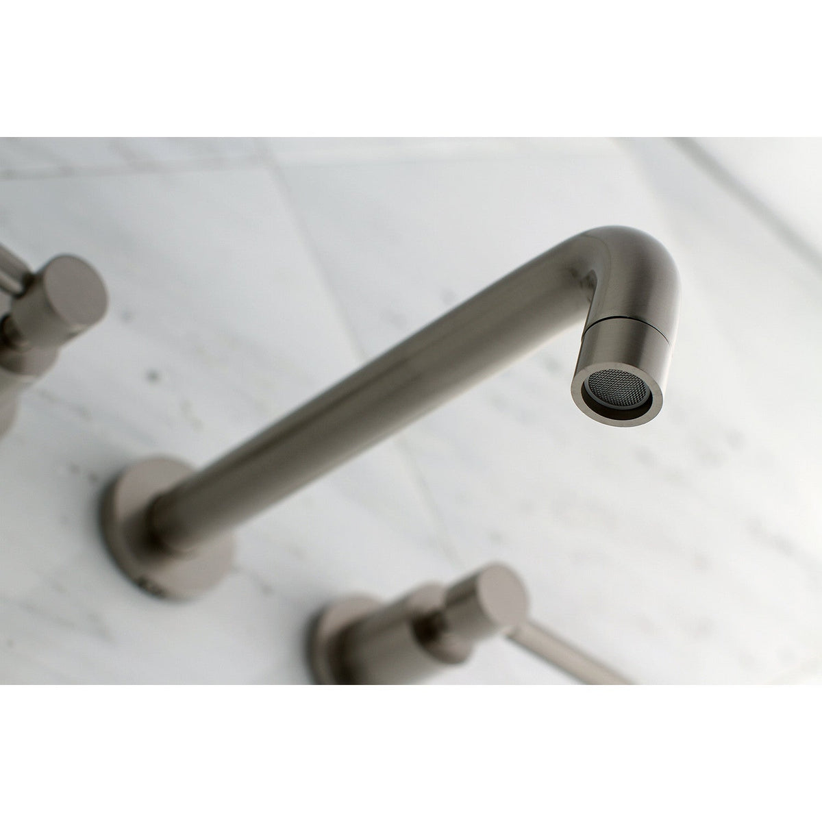 Concord Two-Handle Wall Mount Roman Tub Faucet in Brushed Nickel