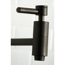 Kingston Brass Concord Wall Mount Pot Filler Faucet, Matte Black (KS8100DL)