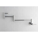 Kingston Brass Concord Wall Mount Pot Filler Faucet, Polished Chrome (KS8101DL)