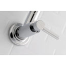 Kingston Brass Concord Wall Mount Pot Filler Faucet, Polished Chrome (KS8101DL)