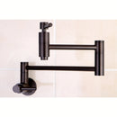 Kingston Brass Concord Wall Mount Pot Filler Faucet, Oil Rubbed Bronze (KS8105DL)