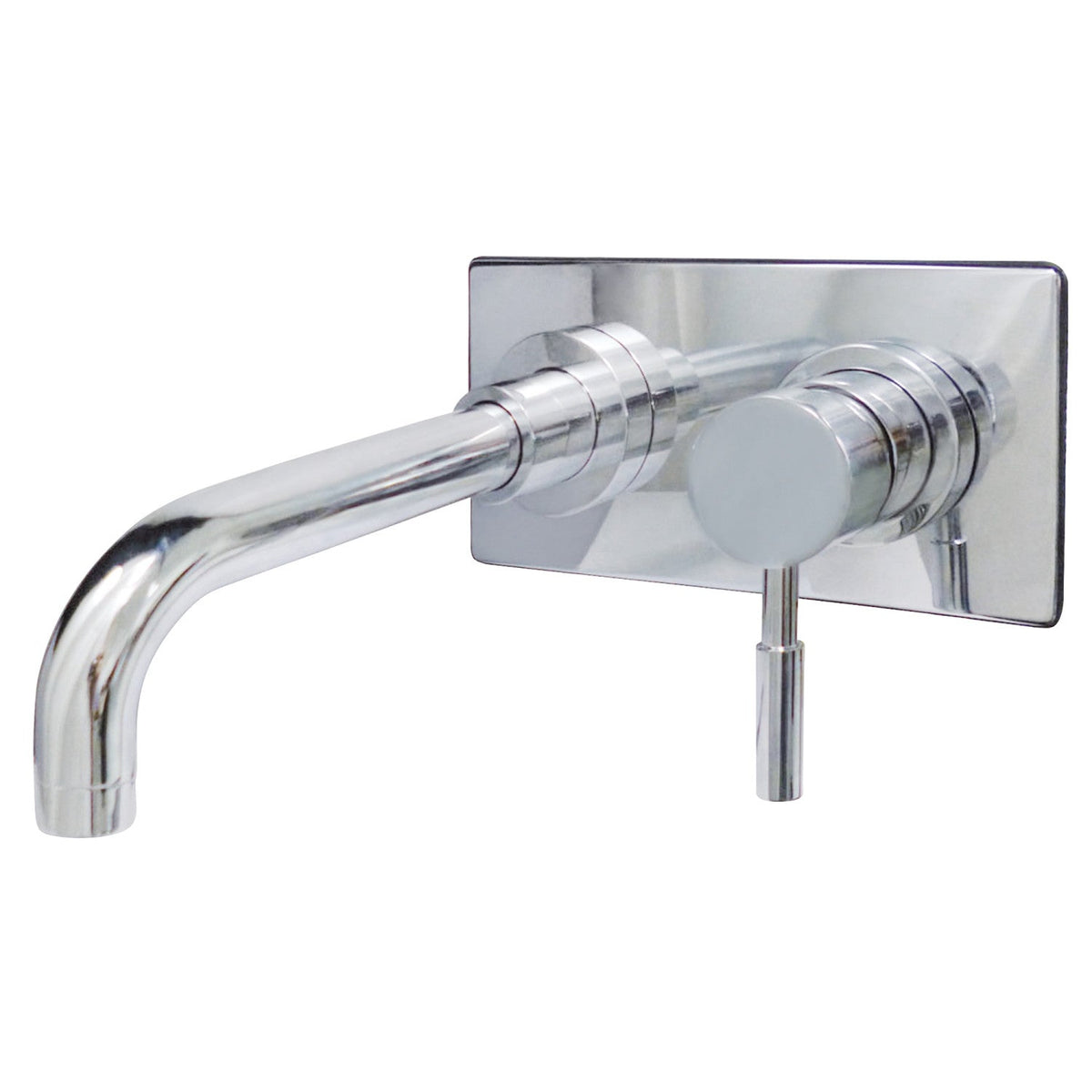 Concord Single-Handle Wall Mount Bathroom Faucet in Polished Chrome