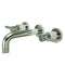 Kingston Brass Concord Double-Handle Wall Mount Bathroom Faucet, Polished Chrome (KS8121DL)