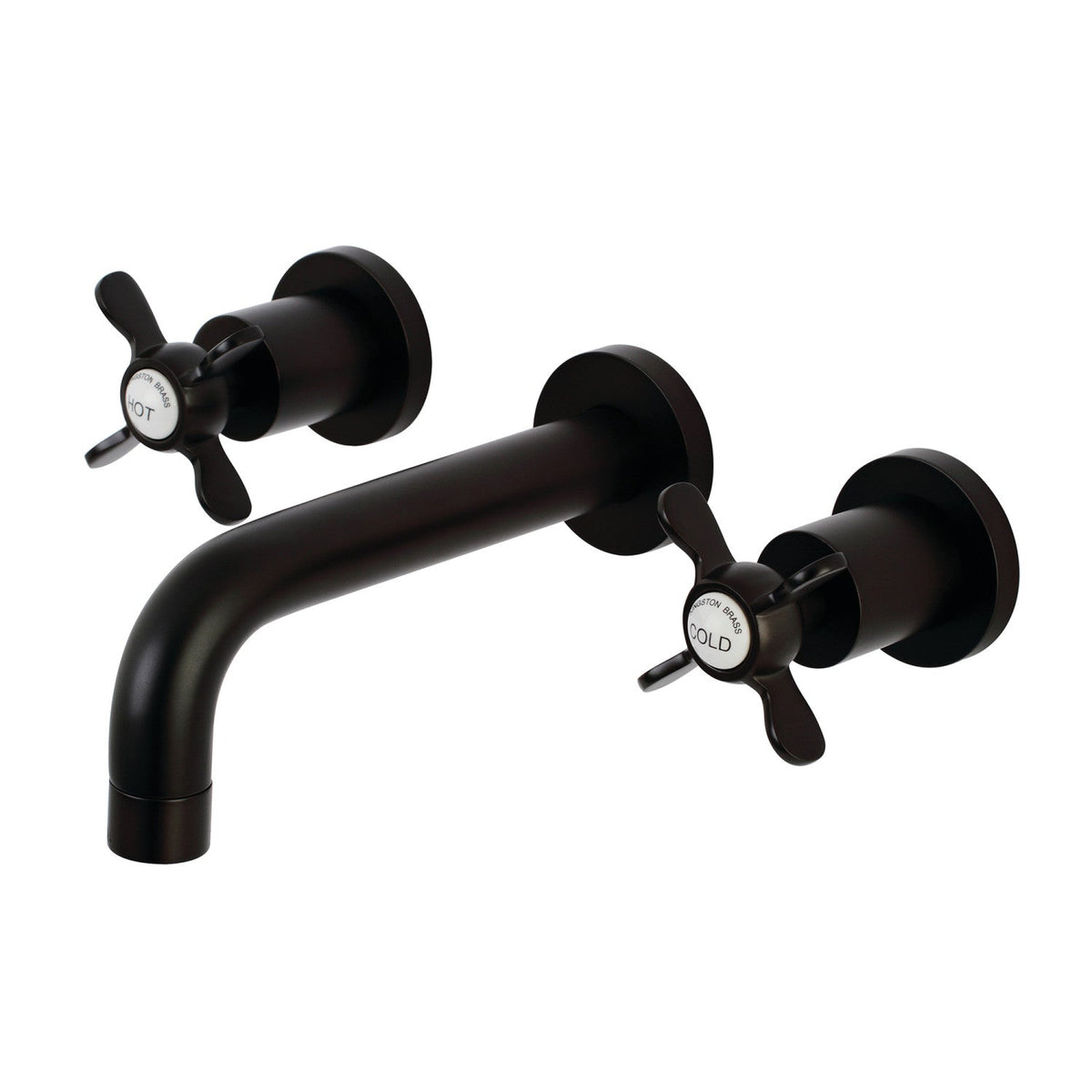 Essex Double-Handle Wall Mount Bathroom Faucet in Oil Rubbed Bronze