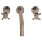 Kingston Brass Concord Double-Handle Wall Mount Bathroom Faucet, Brushed Nickel (KS8128DX)