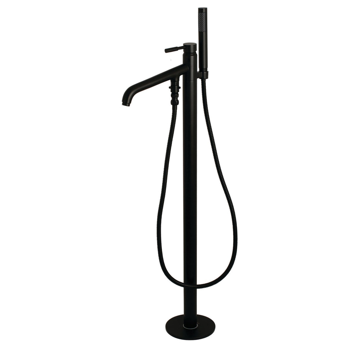 Concord Freestanding Tub Faucet with Hand Shower in Matte Black