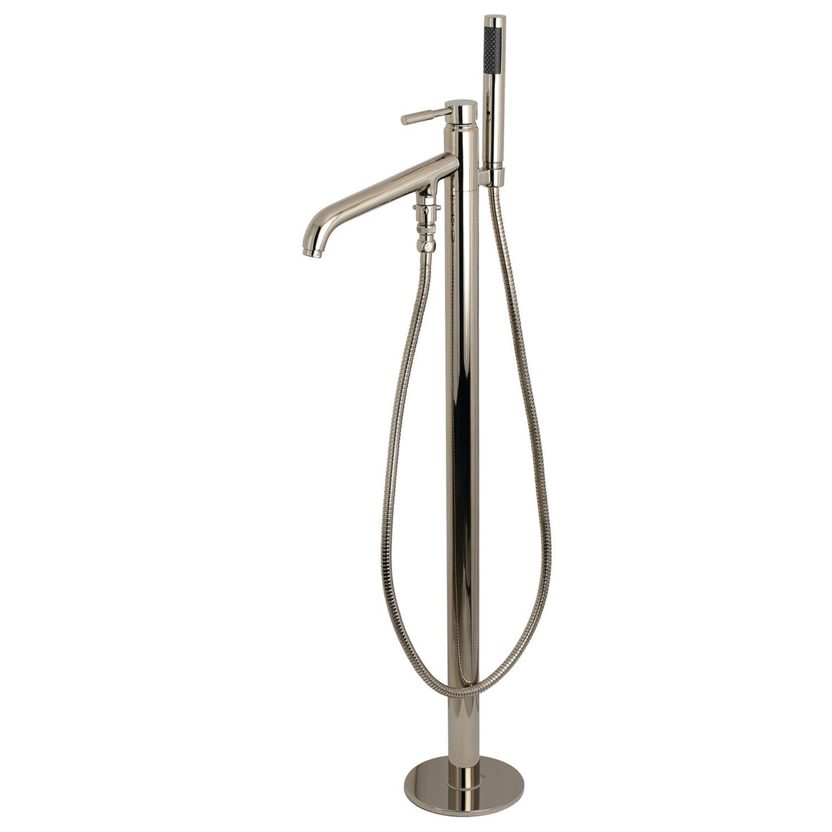 Concord Freestanding Tub Faucet with Hand Shower in Polished Nickel