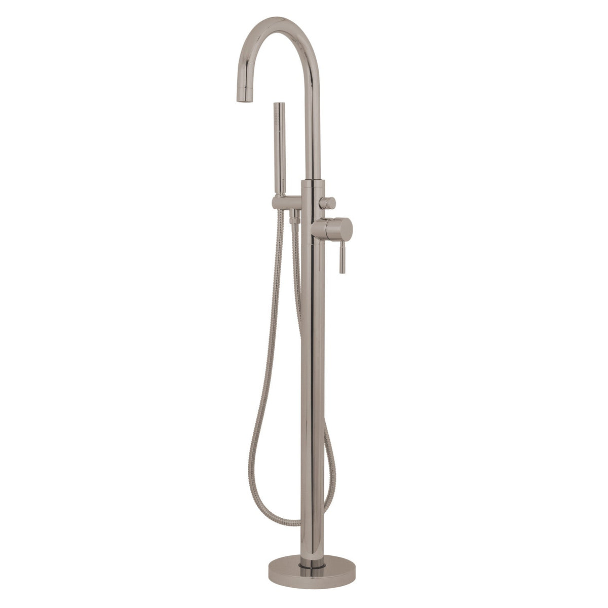 Concord Freestanding Tub Faucet with Hand Shower in Brushed Nickel