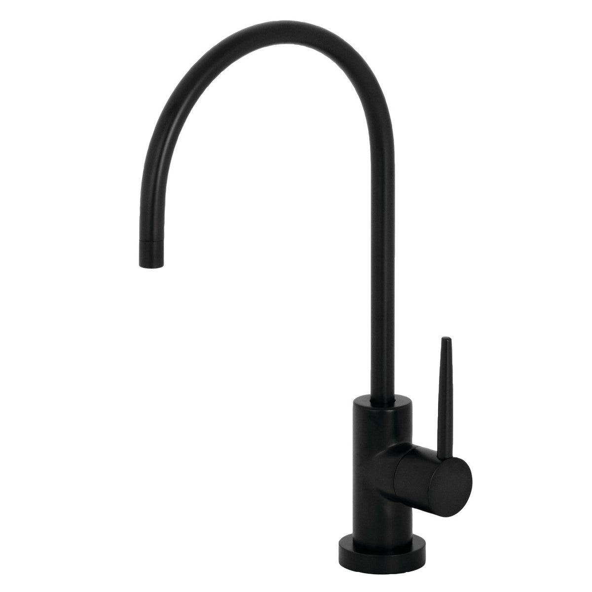 New York Single-Handle Cold Water Filtration Faucet in Matte Black