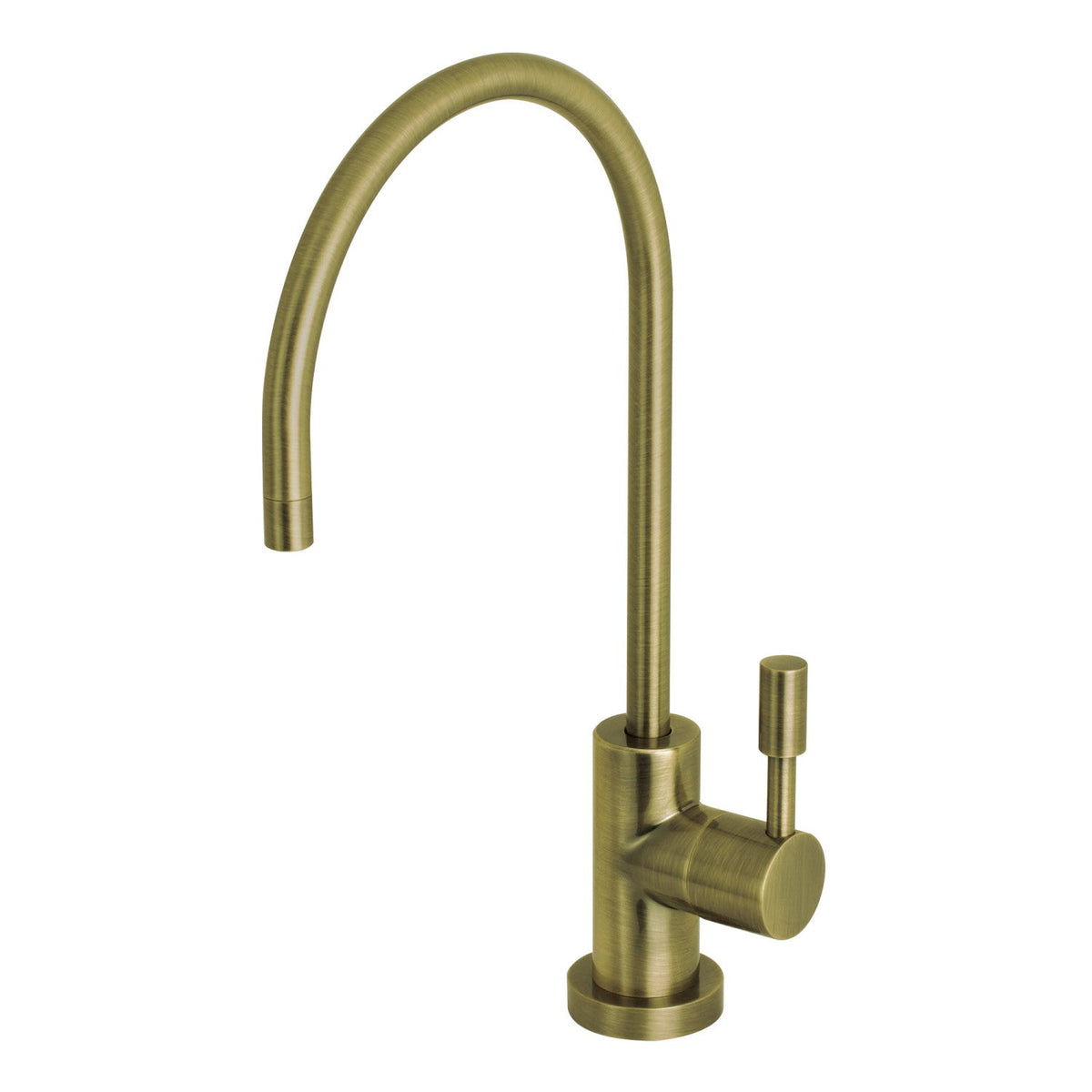 Concord Single-Handle Water Filtration Faucet in Antique Brass