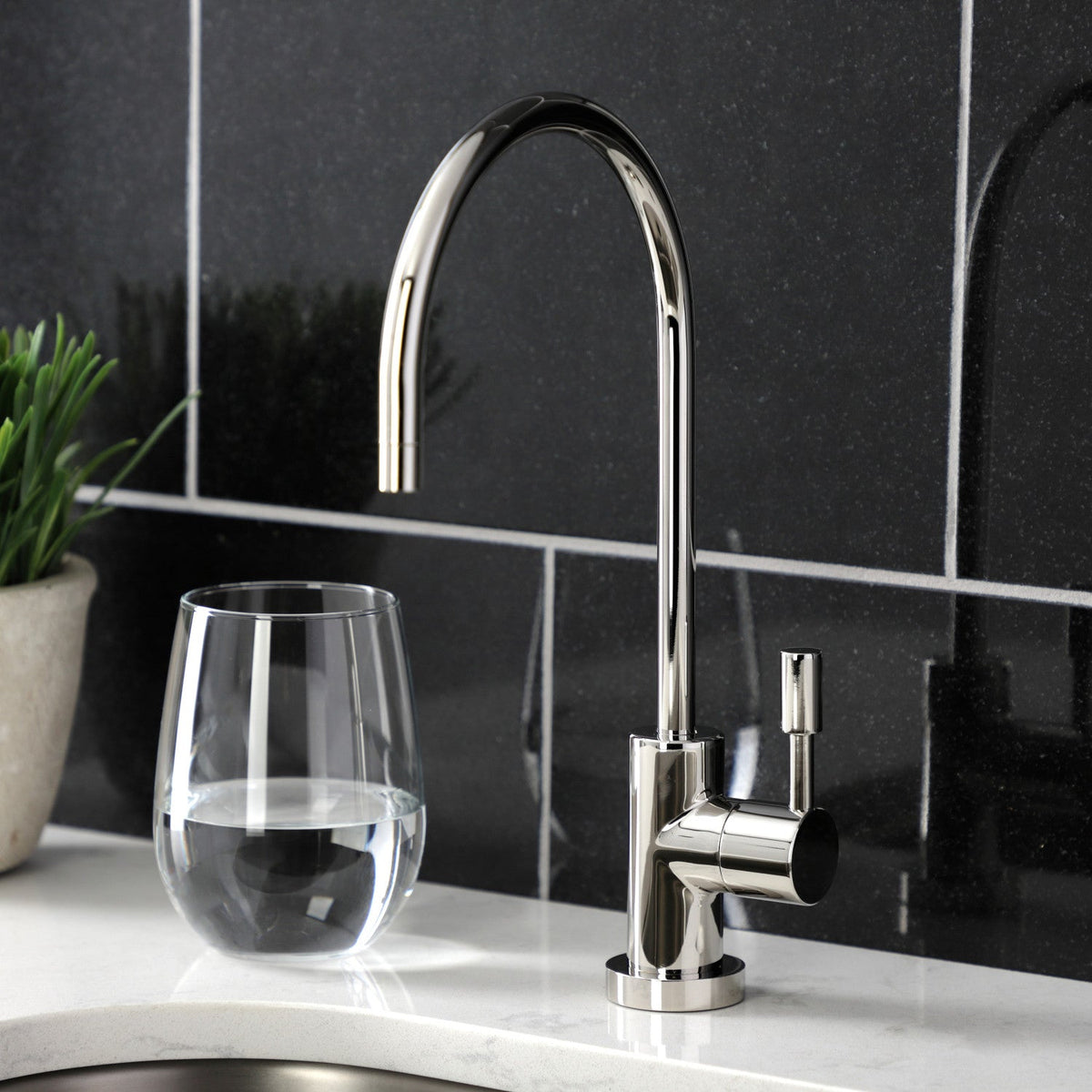 Concord Single-Handle Water Filtration Faucet in Polished Nickel