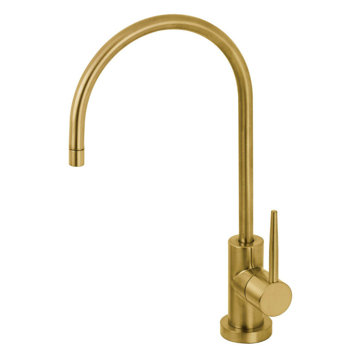 New York Single-Handle Cold Water Filtration Faucet in Brushed Brass
