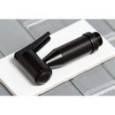 Kingston Brass Concord Bridge Kitchen Faucet with Brass Side Sprayer, Oil Rubbed Bronze (KS8285DLBS)