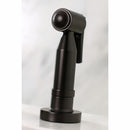 Kingston Brass Concord Bridge Kitchen Faucet with Brass Side Sprayer, Oil Rubbed Bronze (KS8285DLBS)