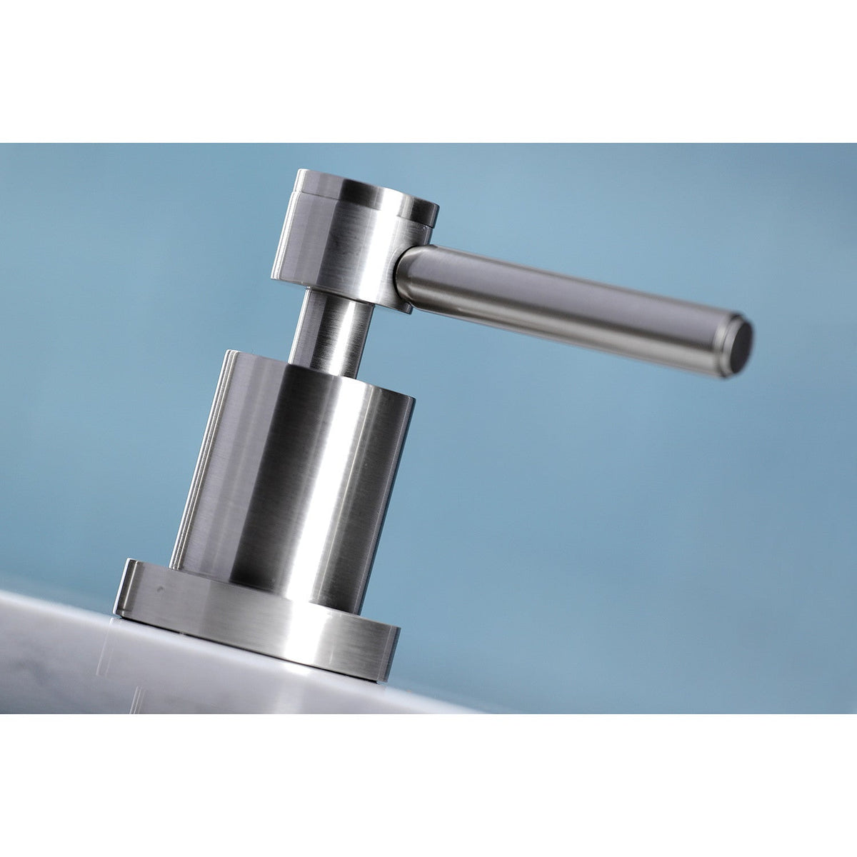 Concord Double-Handle Widespread Kitchen Faucet in Brushed Nickel