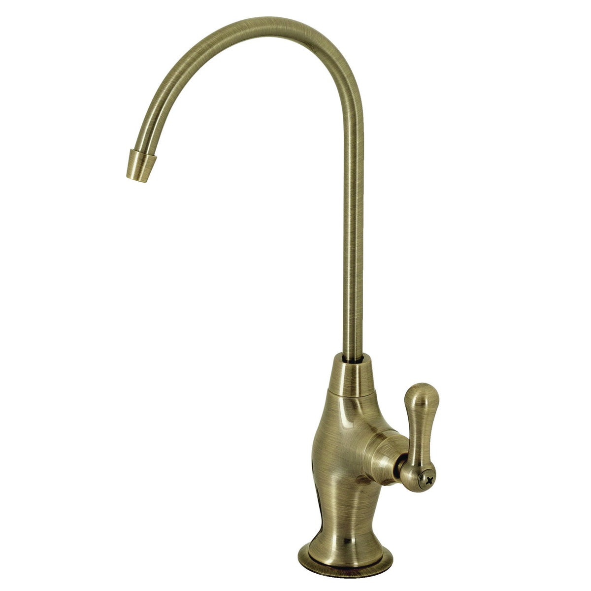 Restoration Reverse Osmosis System Filtration Water Air Gap Faucet in Antique Brass