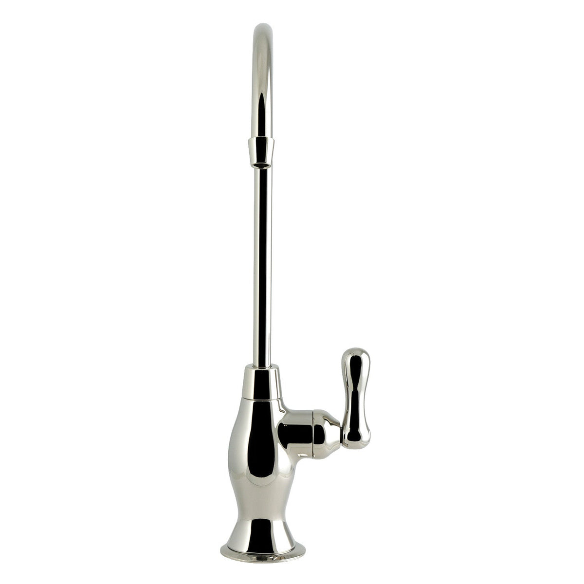 Restoration Single-Handle 1-Hole Deck Mount Water Filtration Faucet in Polished Nickel