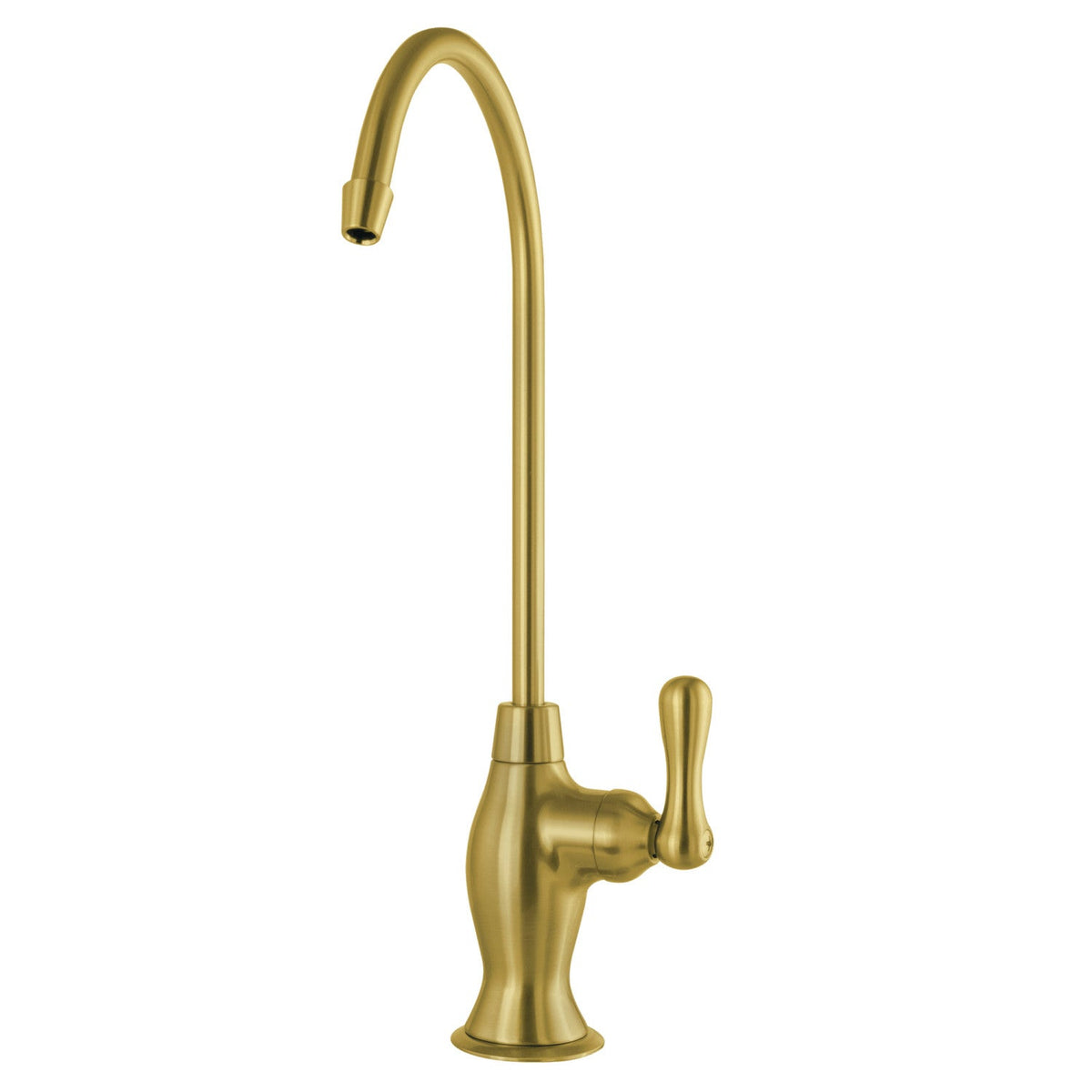 Restoration Reverse Osmosis System Filtration Water Air Gap Faucet in Brushed Brass