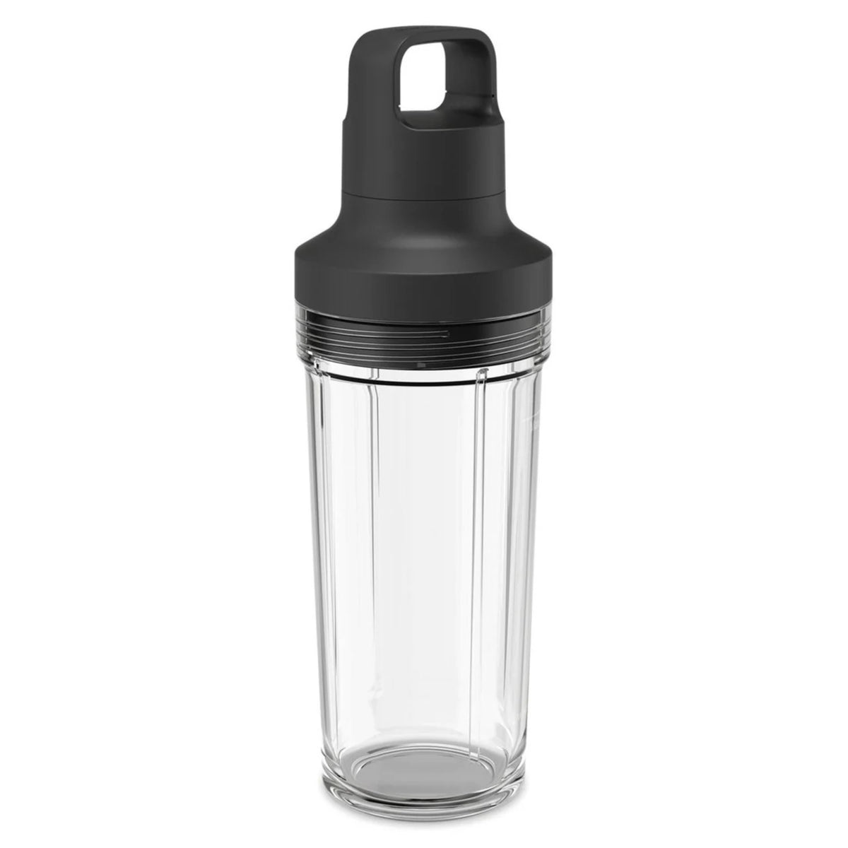 KitchenAid personal blender travel cup: clear container with matte black handle