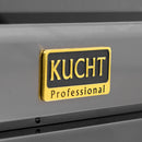 Kucht 2-Piece Appliance Package - 36-Inch Propane Gas Range with 5.2 Cu. Ft. Oven & Wall Mount Range Hood in Dark Titanium Stainless Steel with Gold Accents